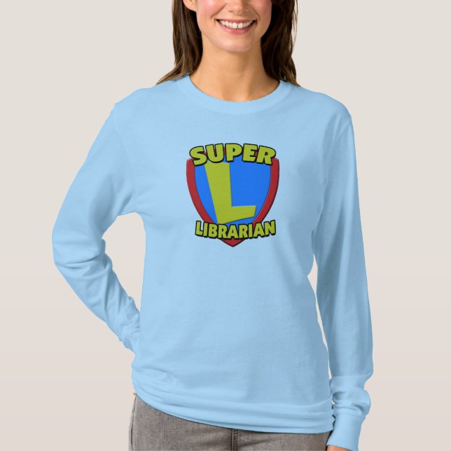 Camiseta Bibliotecário super (Frente)