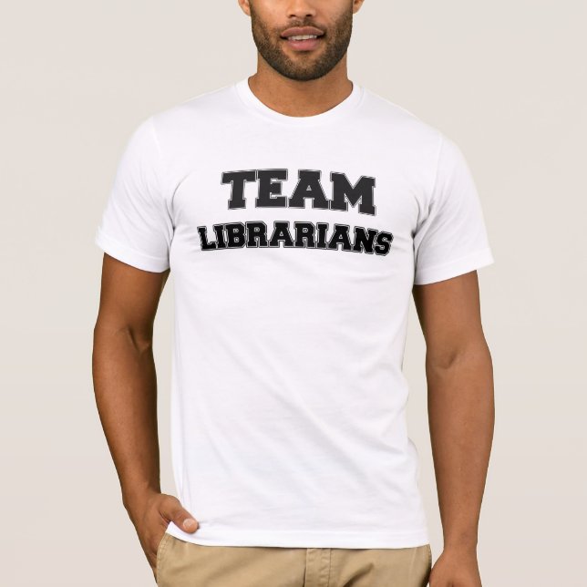 Camiseta Bibliotecários da equipe (Frente)