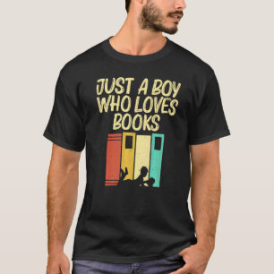 Camiseta Bibliotecas de Livros Meninos Lendo Leitores Bibli