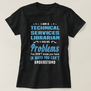 Camiseta Bibliotecas de serviços técnicos