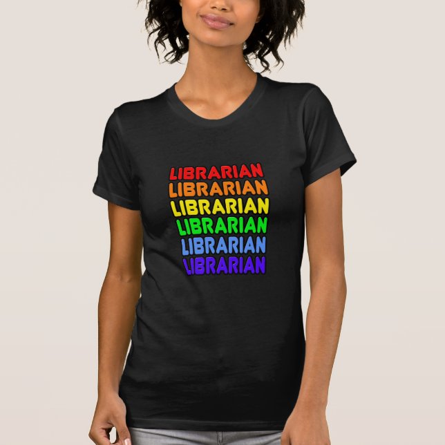 Camiseta Bibliotecas do arco-íris (Frente)