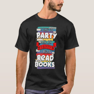 Camiseta Bibliothecary Bookworm do Leitor de Livros do Part