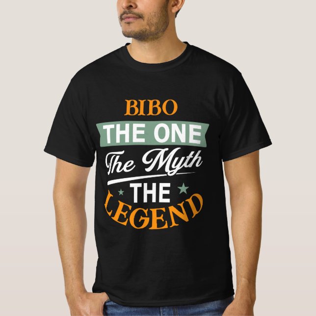 Camiseta Bibo O Único O Mito A Lenda (Frente)