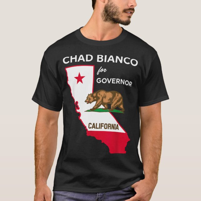 Camiseta Bicanco 2026 Chad Bianco For Governor Of Californi (Frente)