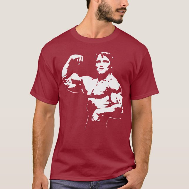 Camiseta Bicep Flexível do Criador de Pormenores (Frente)