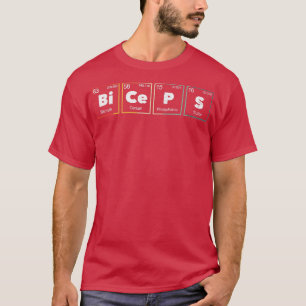 Camiseta Biceps Periódicos de Elevação de Pesos de Construç