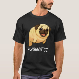Camiseta Bichinho Pug Manatee Pugnatee Amante de Animais Me