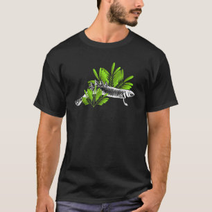 Camiseta Bichir Reed Fish Aquarium Dinossauro