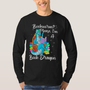 Camiseta Bicho de Livro Por Favor Eu Sou Um Dragão de Livro