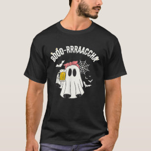 Camiseta Bicho-papão divertido desenho de cerveja fantasma