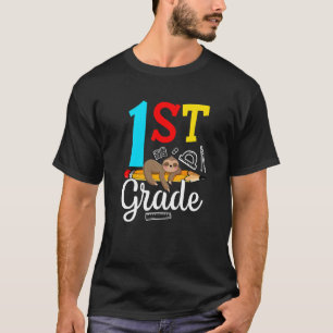 Camiseta Bicho Preguiça da 1ª Série de Volta às Aulas Feliz