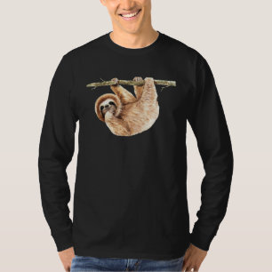 Camiseta Bicho Preguiça Fofo Bicho Preguiça Fofo Sonhos Doc
