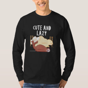 Camiseta Bicho Preguiça Fofo e Preguiçoso Meme Bicho Pregui