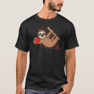 Camiseta Bicho-preguiça preguiçoso fofo e engraçado seguran
