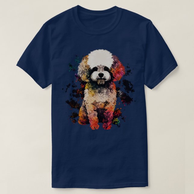 Camiseta Bichon Frise (Frente do Design)