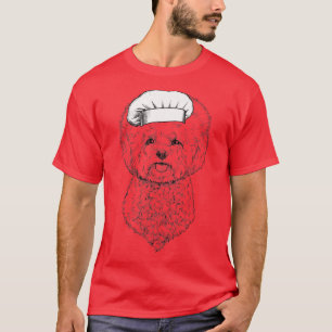 Camiseta Bichon Frise Cog Cook Chef Cozinhar Engraçado
