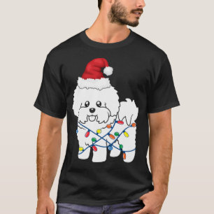 Camiseta Bichon Frise de Natal - Um Sobrinho Engraçado