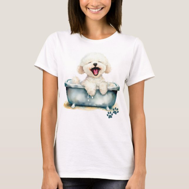 Camiseta Bichon Frise Dog (Frente)