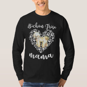 Camiseta Bichon Frise Dog Mãe Dia de as mães 1