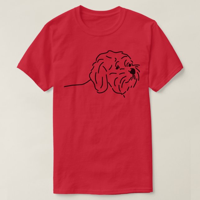 Camiseta Bichon Frise Dog toon (Frente do Design)