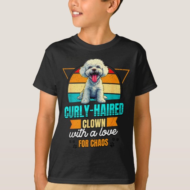 Camiseta Bichon Frise Lover Funny Bichon Frise Retro  (Frente)