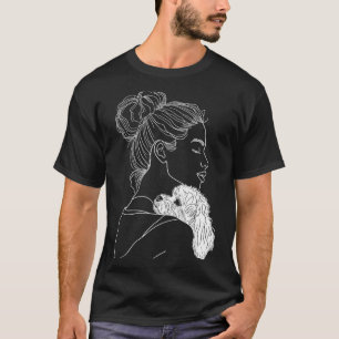 Camiseta Bichon frise mãe cachorro arte dia das mães