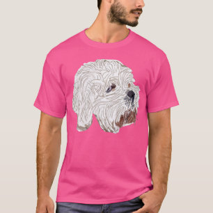 Camiseta Bichon Frise Mix Dog Portraal