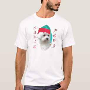 Camiseta Bichon Frise Papais noeis Paws