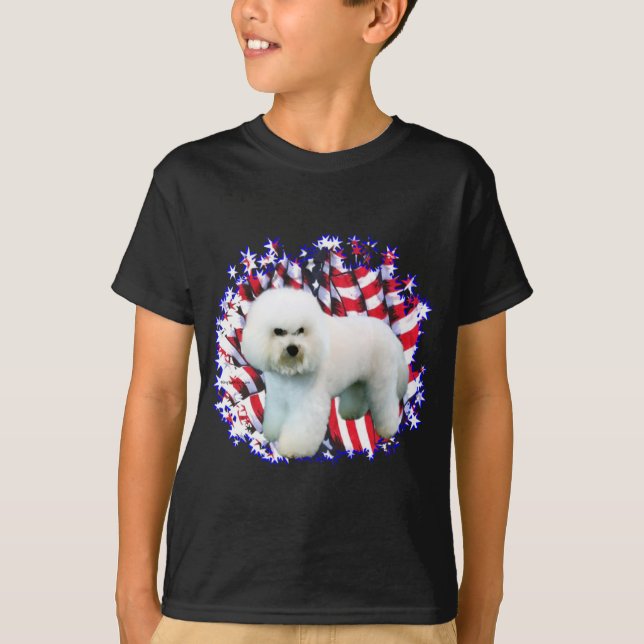 Camiseta Bichon Frise Patriot (Frente)