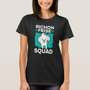 Camiseta Bichon Frise Squad Curly Hair Puppy