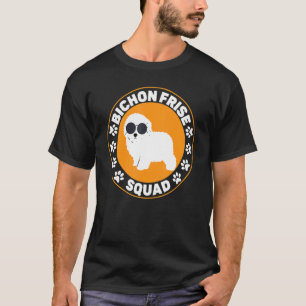 Camiseta Bichon Frise Squad Curly Hair Puppy