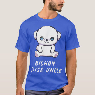Camiseta Bichon Frise Tio Kawaii Anime Dog Proprietário Fa