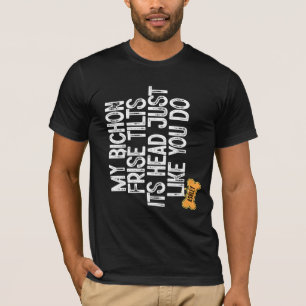 Camiseta Bichon Frisé Tlits cabeça como você