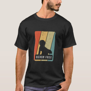 Camiseta Bichon Frise Vintage Cachorros Cachorros Paw Paws
