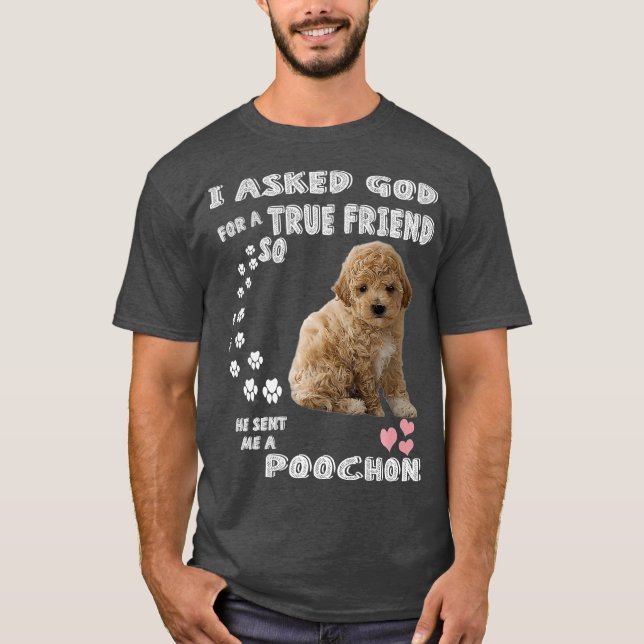 Camiseta Bichon Poodle Dog Mom Bichon Poo Dad Costume (Frente)