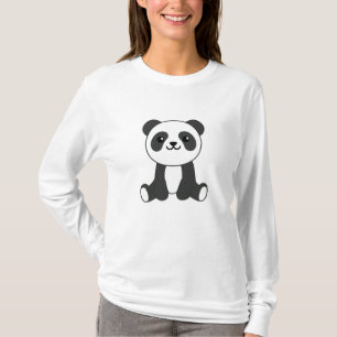 Camiseta Bichos Bons Panda Crianças Bebês Bear Pandas