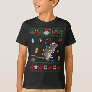 Camiseta Bichos De Doce De Natal Engraçado Luz De Natal R