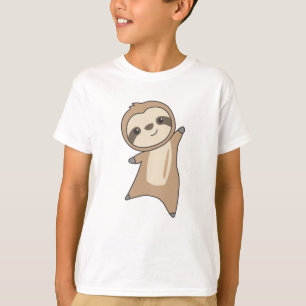 Camiseta Bichos Lentos E Bonitos Para Crianças Leves Engraç