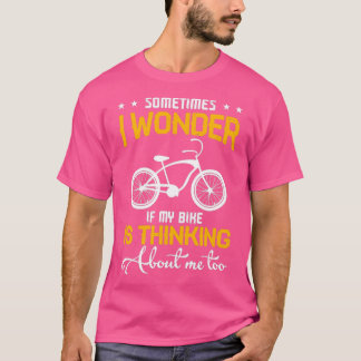 Camiseta Bicicleta amava ciclista engraçada