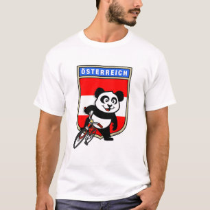 Camiseta Bicicleta Áustria - Panda