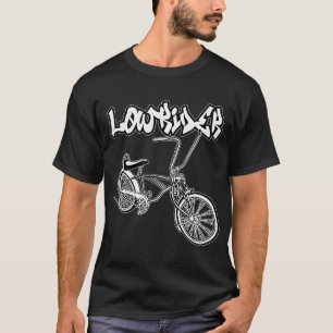 Camiseta Bicicleta Baixo Para Homens. Chicano Cholo Lowride
