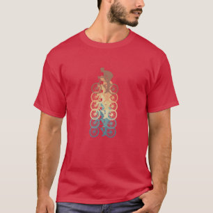 Camiseta Bicicleta Bicicletas Fitness Esporte engraçado