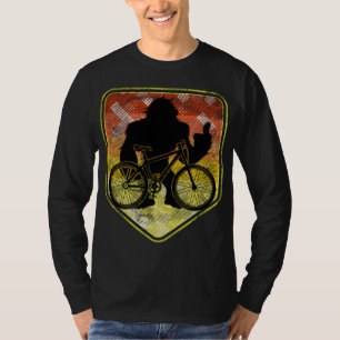 Camiseta Bicicleta Bigfoot Mountain Bike MTB Funny Biker Sa
