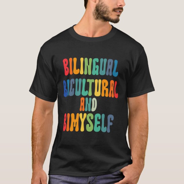 Camiseta Bicicleta Bilíngue E Bimyself Asl Awarene (Frente)