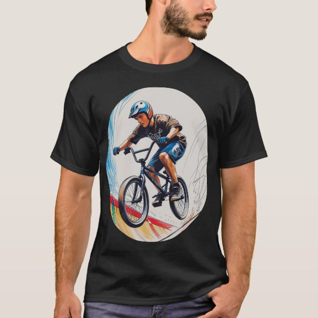 Camiseta Bicicleta BMX e Ciclista! (Frente)