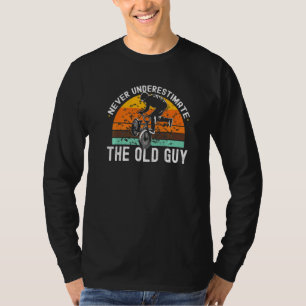 Camiseta Bicicleta Bmx Nunca Subestima A Cara Antiga