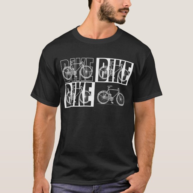 Camiseta bicicleta da bicicleta da bicicleta! (Frente)