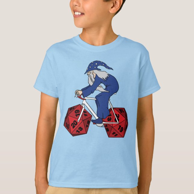 Camiseta Bicicleta da equitação do feiticeiro com as 20 (Frente)