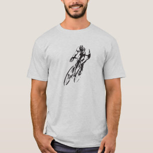 Camiseta Bicicleta da estrada que compete a parte dianteira