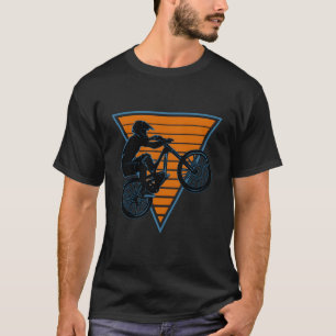 Camiseta Bicicleta de andando de bicicleta Biker Cyclist At